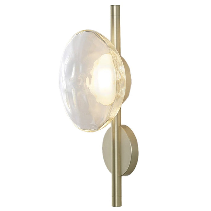 Round Glass Shell Design Background Wall Bedroom Bedside Wall Lamp Study Ceiling Lights