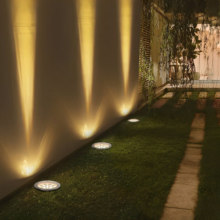 In-Ground Landscape Uplight, Outdoor LED Wall Washer, Weatherproof Architectural Accent for Garden/Pathway/Driveway