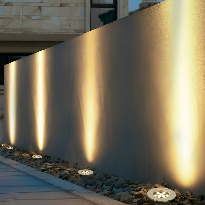 In-Ground Landscape Uplight, Outdoor LED Wall Washer, Weatherproof Architectural Accent for Garden/Pathway/Driveway