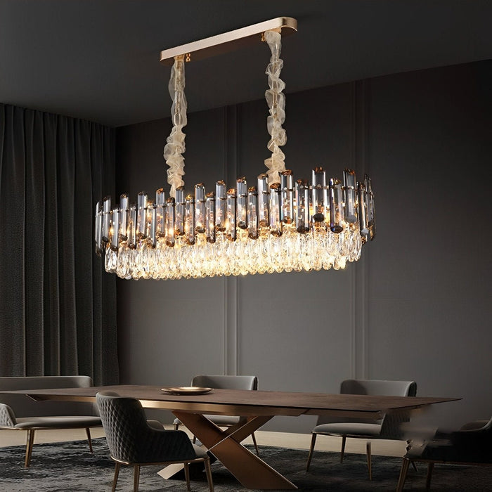 Multi-Layer Crystal Modern Chandelier - Contemporary Design / Dimmable Lighting - Elegant Home Decor Fixture