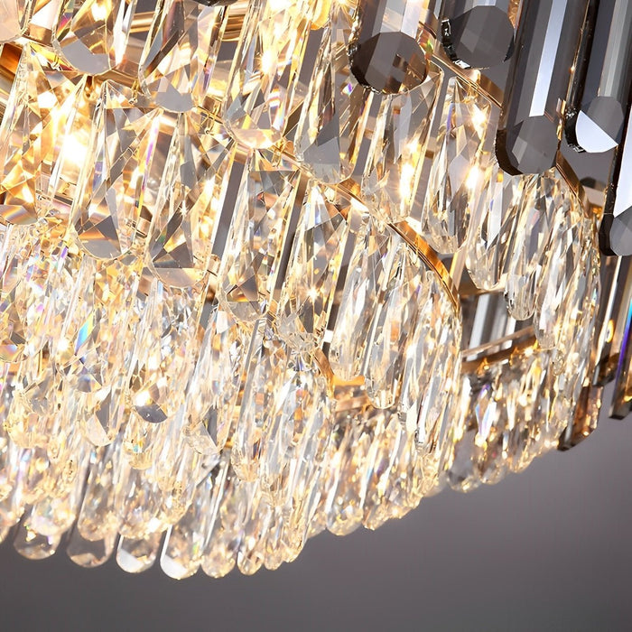 Multi-Layer Crystal Modern Chandelier - Contemporary Design / Dimmable Lighting - Elegant Home Decor Fixture