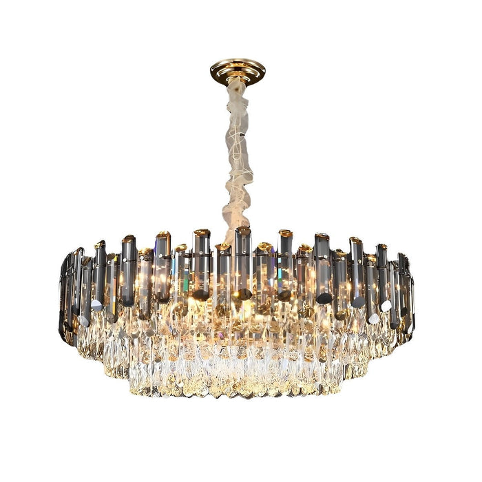 Multi-Layer Crystal Modern Chandelier - Contemporary Design / Dimmable Lighting - Elegant Home Decor Fixture