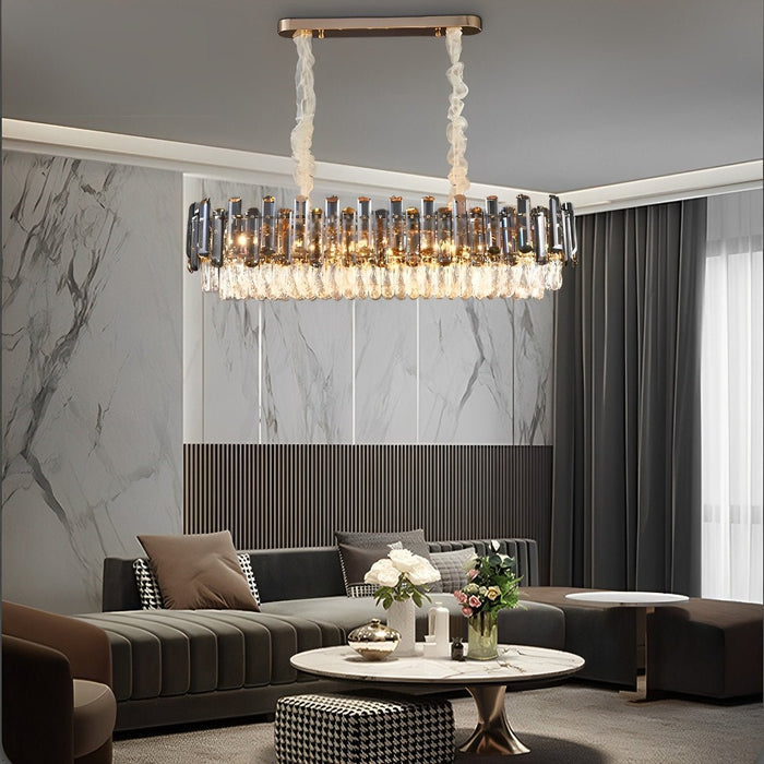 Multi-Layer Crystal Modern Chandelier - Contemporary Design / Dimmable Lighting - Elegant Home Decor Fixture