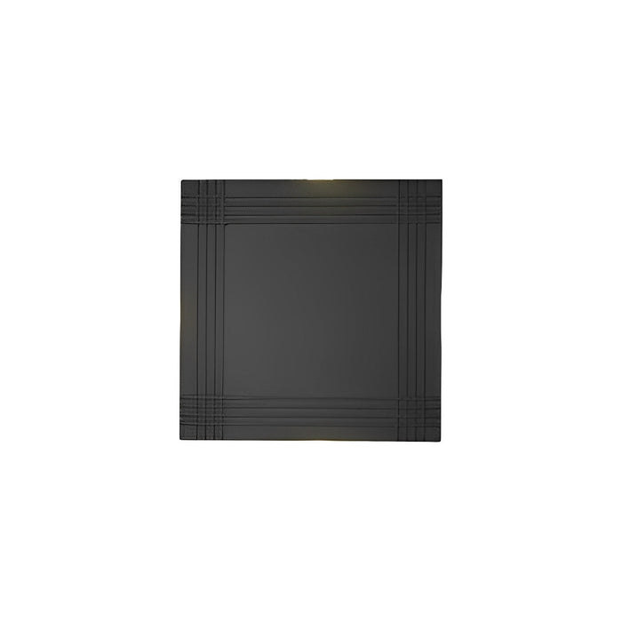 Waterproof LED Wall Sconce, 12W Modern Outdoor/Indoor Lighting, 3000K Warm White, Cross Star Light Pattern