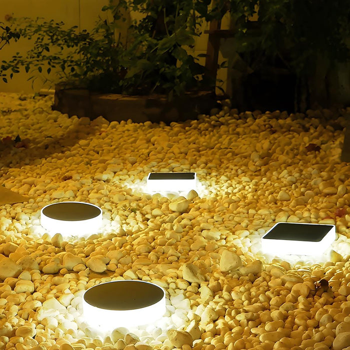 Solar Powered LED Deck Lights, Waterproof Step and Railing Accent Lighting for Patio/Stairs/Fence
