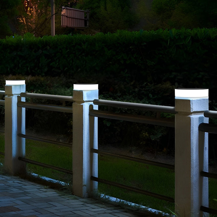 Solar Powered LED Deck Lights, Waterproof Step and Railing Accent Lighting for Patio/Stairs/Fence