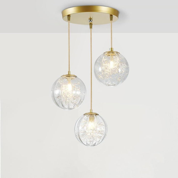Nordic Artistic Glass Pendant Lighting Globe Pendant Lighting