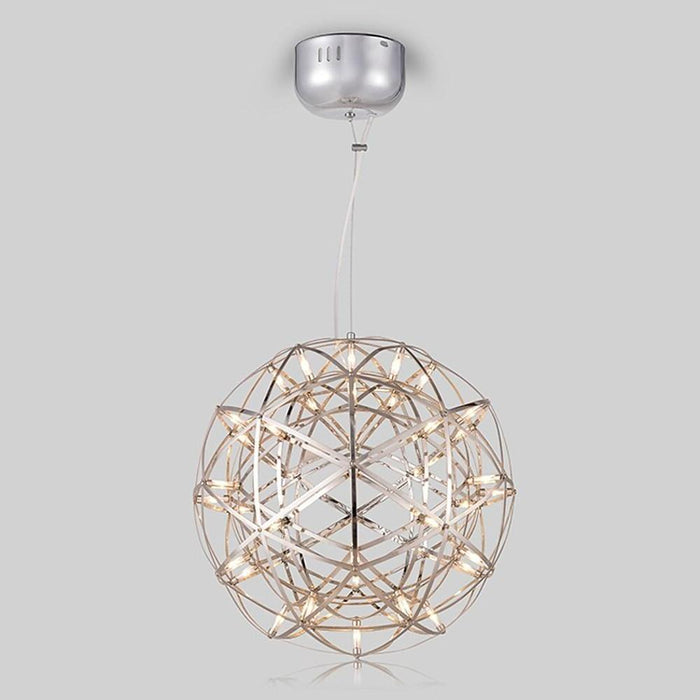 12'' Sphere Lantern Pendant LED Modern Metal Kitchen Island Ceiling Lighting