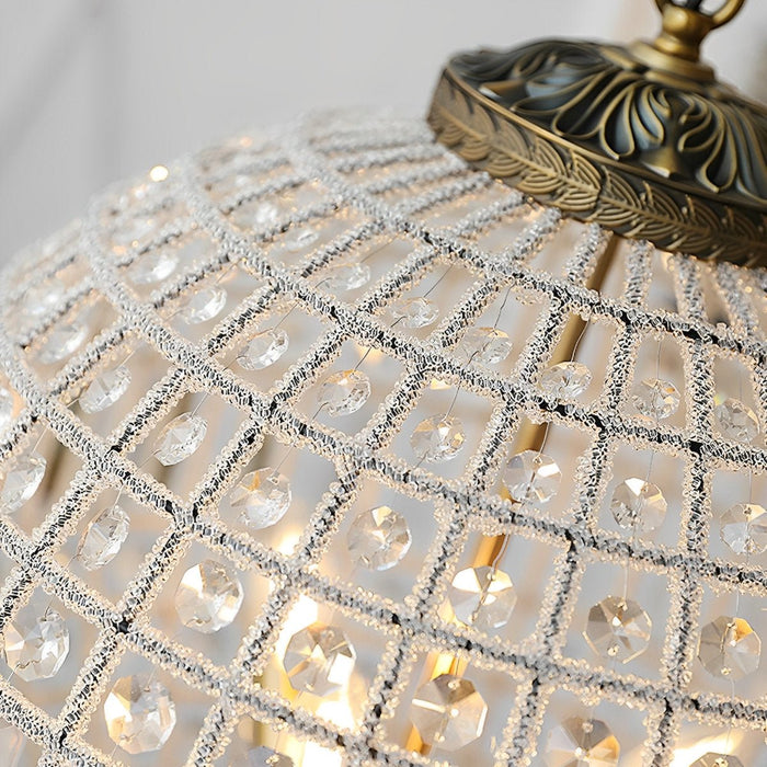 Crystal Chandelier Light - Shining Morocco Ball Design - Luxury Vintage Ceiling Pendant
