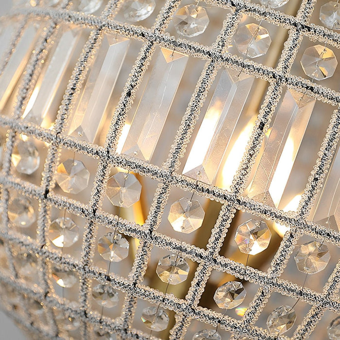 Crystal Chandelier Light - Shining Morocco Ball Design - Luxury Vintage Ceiling Pendant