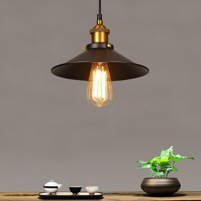 Metal Cone-shaped LED Industrial Style Pendant Lighting Island Lights