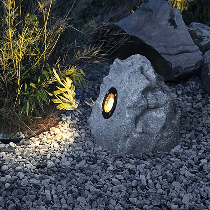 Resin Stone Waterproof IP54 LED Color Changing Modern Outdoor Light