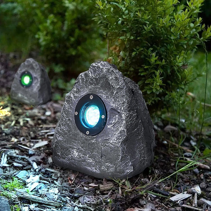 Resin Stone Waterproof IP54 LED Color Changing Modern Outdoor Light