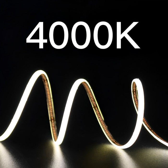Recessed COB LED Linear Light, Flexible Slim Profile, DC 24V, High CRI, Indoor Accent/Cove Lighting