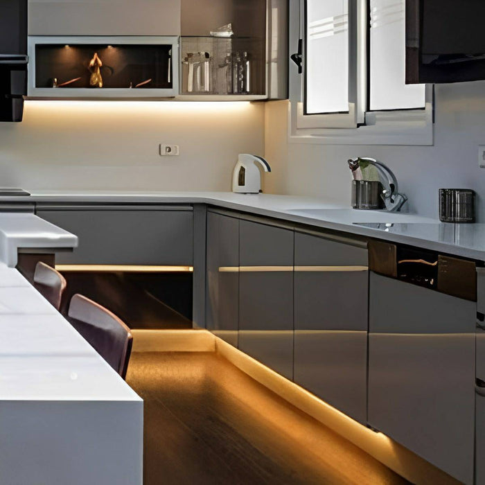 Recessed COB LED Linear Light, Flexible Slim Profile, DC 24V, High CRI, Indoor Accent/Cove Lighting