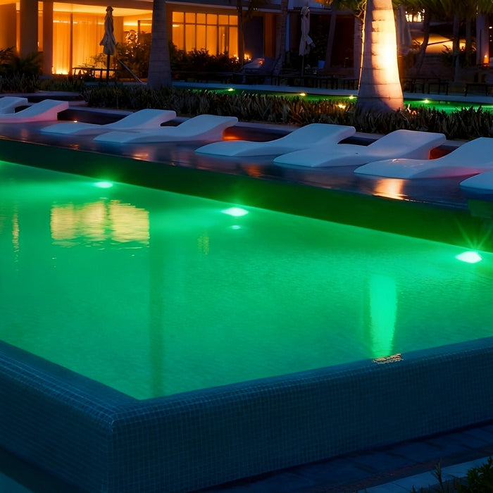 Recessed Ground LED Spot Light - Outdoor Underwater Dimmable Landscape Lighting