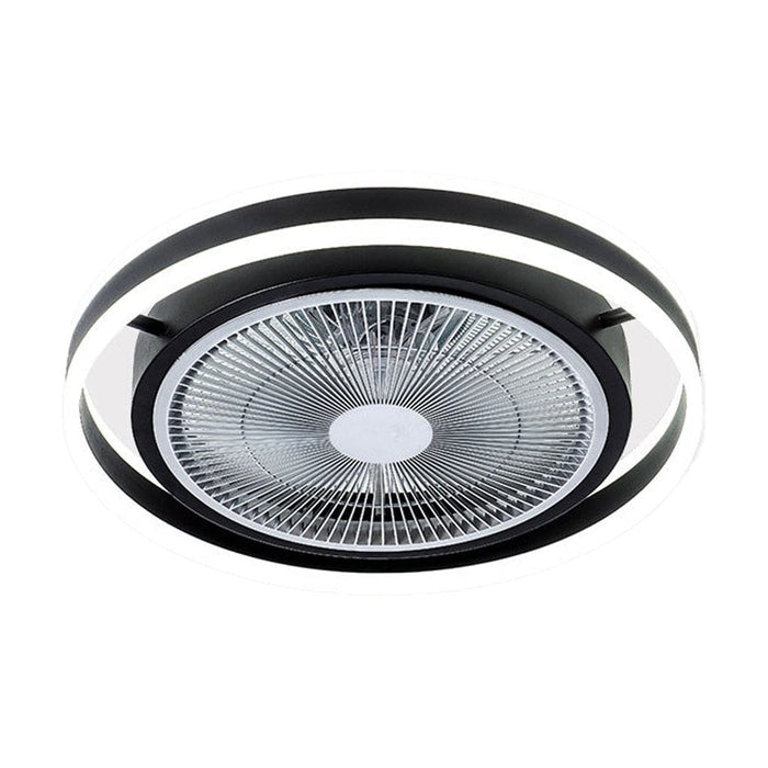 Round Dimming LED Modern Inverter Bladeless Ceiling Fan with Lights