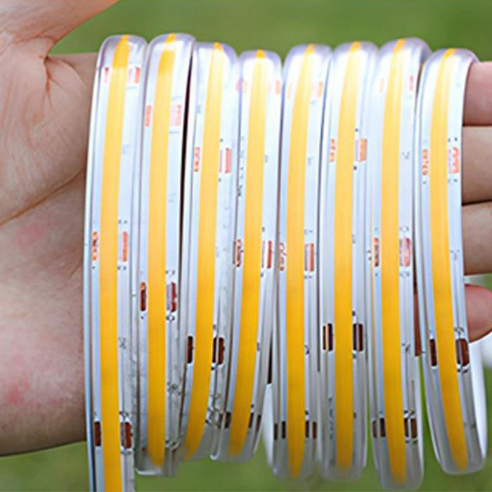 Solar COB Flexible Linear Light - Outdoor Recessed / Indoor Stripe, Waterproof DIY LED