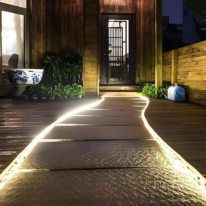 Solar COB Flexible Linear Light - Outdoor Recessed / Indoor Stripe, Waterproof DIY LED
