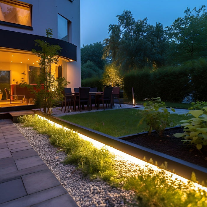Solar COB Flexible Linear Light - Outdoor Recessed / Indoor Stripe, Waterproof DIY LED