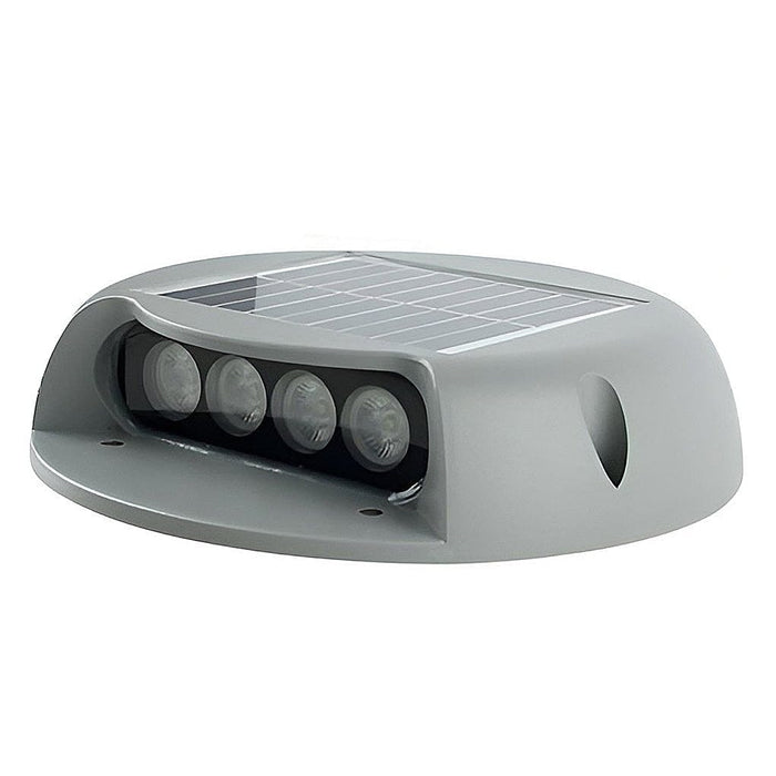 Solar Deck Stair Lights LED Outdoor Step Lights Stairway Sconces Landscape Lighting