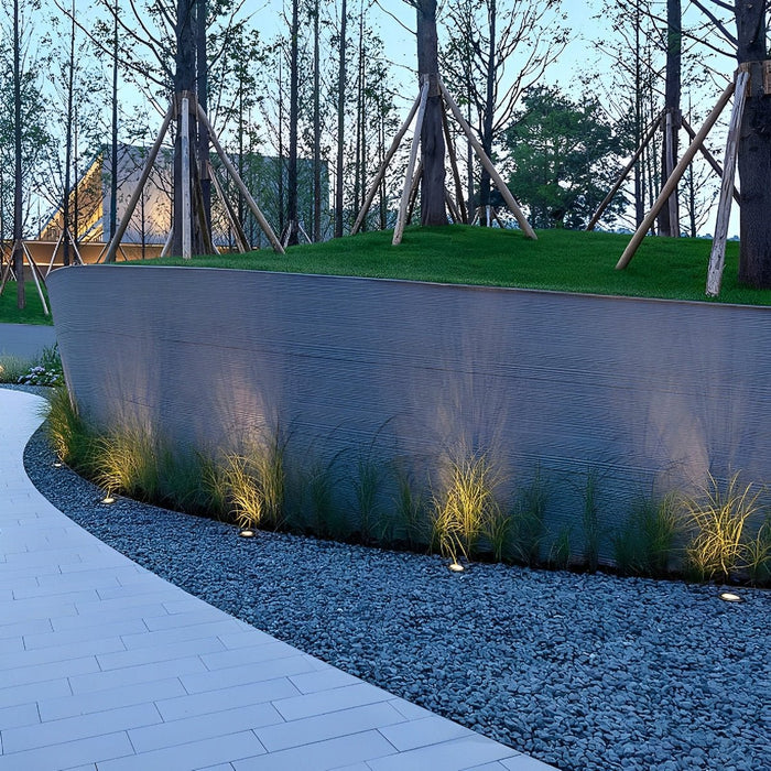 LED Recessed Deck Stair Lights - Outdoor Step Lighting, In-Ground Garden Pathway Lamps