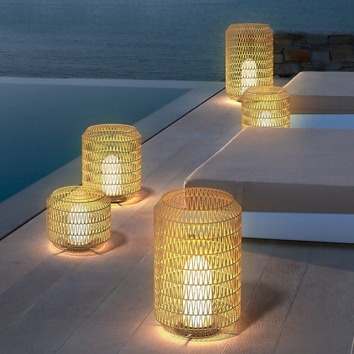 Solar Outdoor Courtyard Hollow Design Decorative Waterproof Landscape Lighting