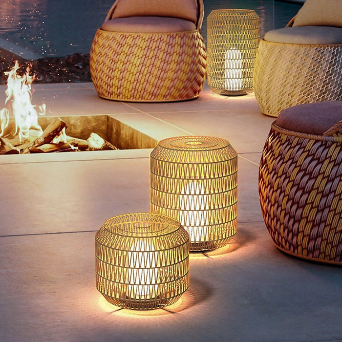 Solar Outdoor Courtyard Hollow Design Decorative Waterproof Landscape Lighting