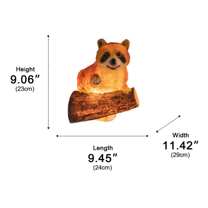 Solar Outdoor Animal LED Hanging Light - Waterproof Tree Decor, Garden Pathway Accent