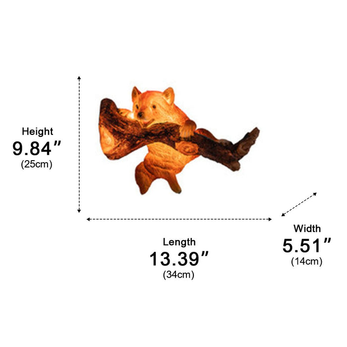 Solar Outdoor Animal LED Hanging Light - Waterproof Tree Decor, Garden Pathway Accent
