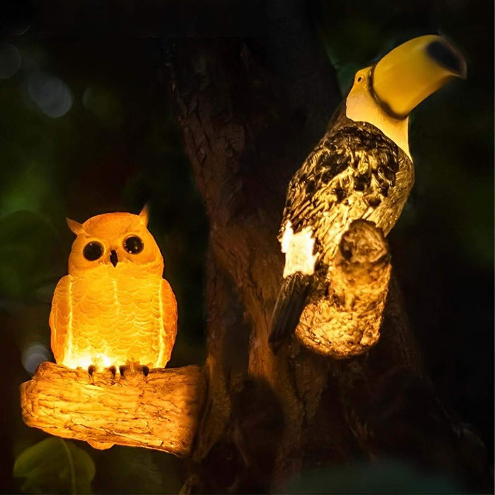 Solar Outdoor Animal LED Hanging Light - Waterproof Tree Decor, Garden Pathway Accent