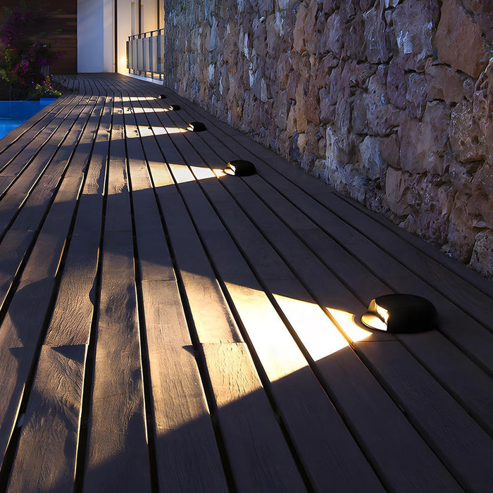 Solar Outdoor RGB LED Step Deck Lights - Waterproof / Automatic Dusk-to-Dawn / Easy Install