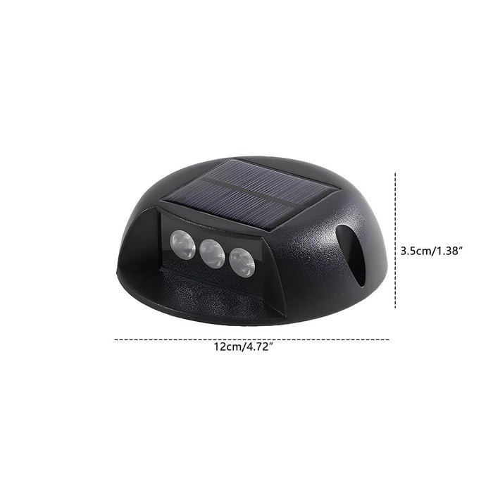 Solar Outdoor RGB LED Step Deck Lights - Waterproof / Automatic Dusk-to-Dawn / Easy Install