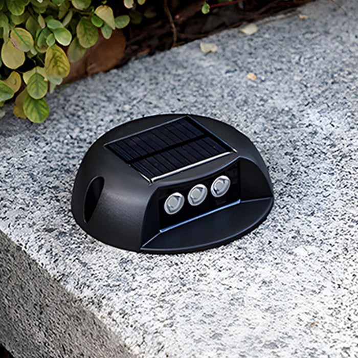 Solar Outdoor RGB LED Step Deck Lights - Waterproof / Automatic Dusk-to-Dawn / Easy Install