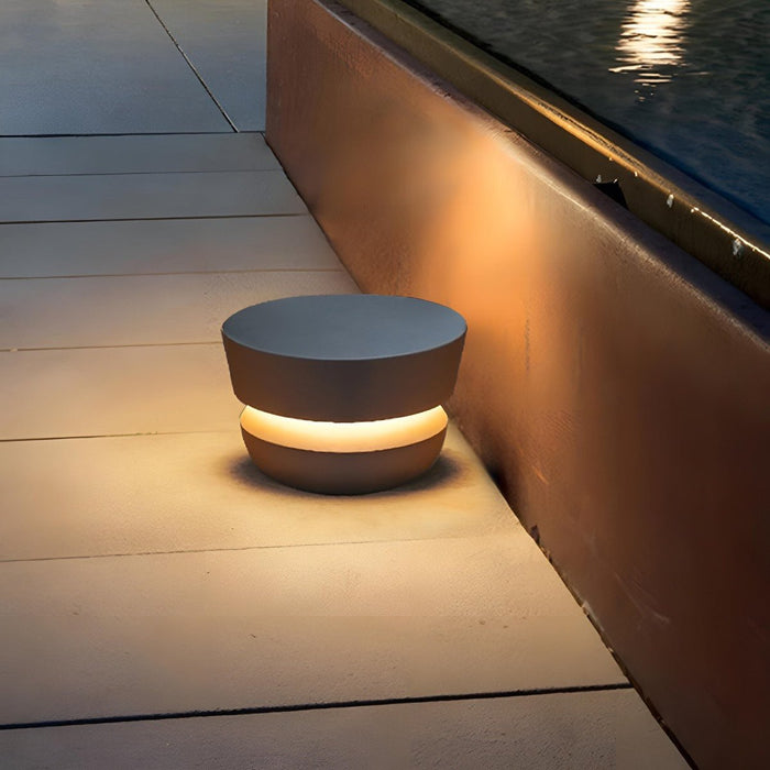 Solar Outdoor Landscape Light - Waterproof 360-Degree Beam Round LED Pathway Lighting