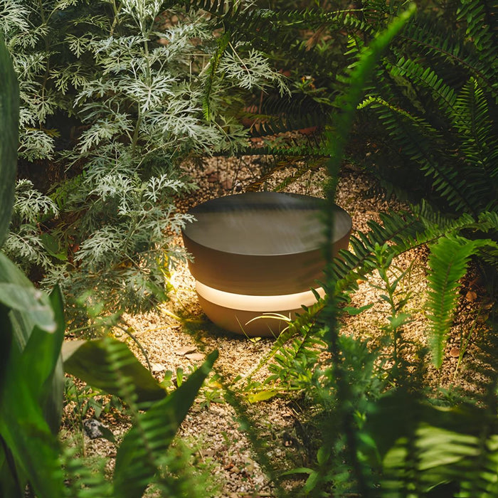 Solar Outdoor Landscape Light - Waterproof 360-Degree Beam Round LED Pathway Lighting