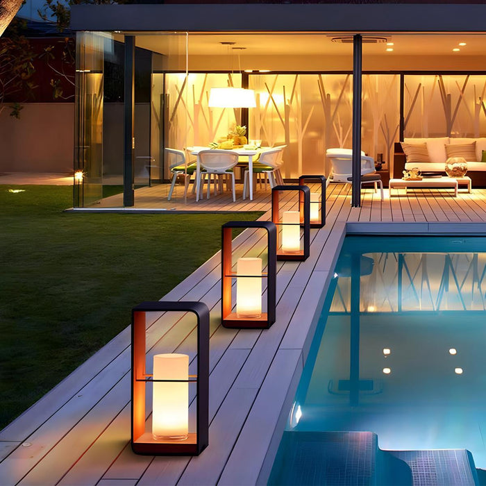 Archway Frame LED Outdoor Landscape Lighting - Solar/Hardwired, Waterproof, Garden/Yard