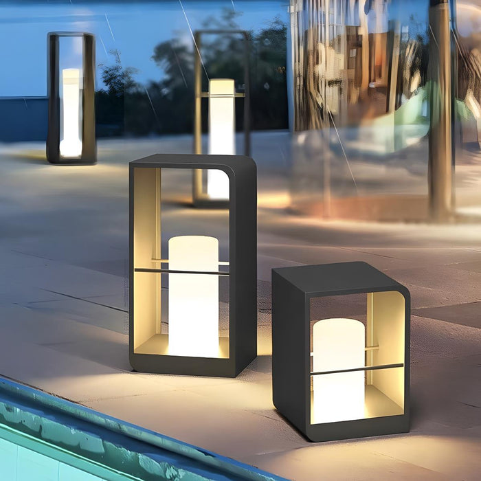 Archway Frame LED Outdoor Landscape Lighting - Solar/Hardwired, Waterproof, Garden/Yard