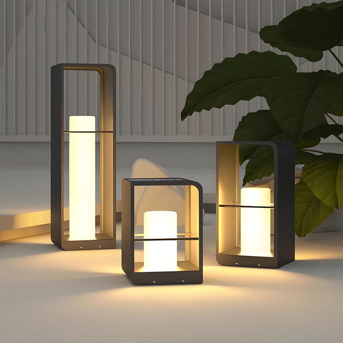 Archway Frame LED Outdoor Landscape Lighting - Solar/Hardwired, Waterproof, Garden/Yard