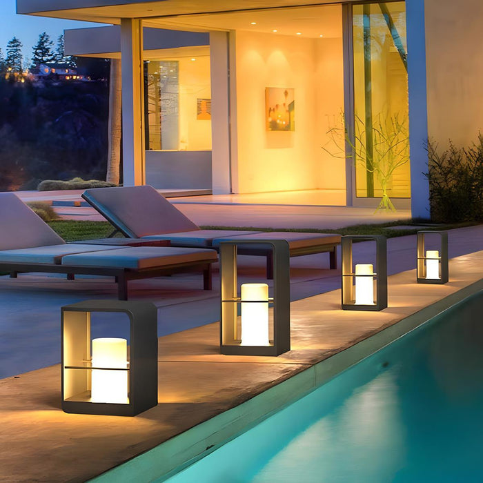 Archway Frame LED Outdoor Landscape Lighting - Solar/Hardwired, Waterproof, Garden/Yard