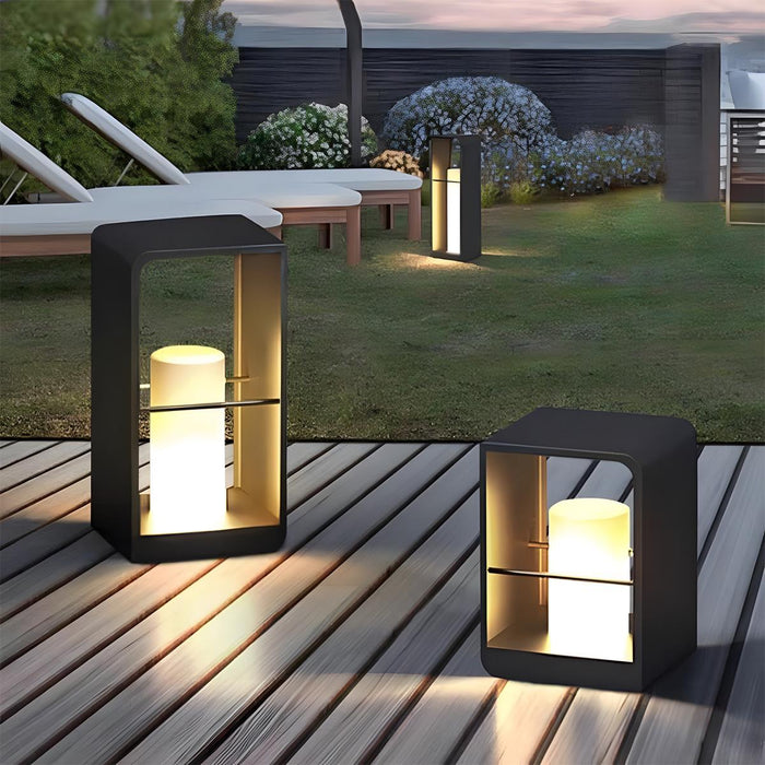 Archway Frame LED Outdoor Landscape Lighting - Solar/Hardwired, Waterproof, Garden/Yard