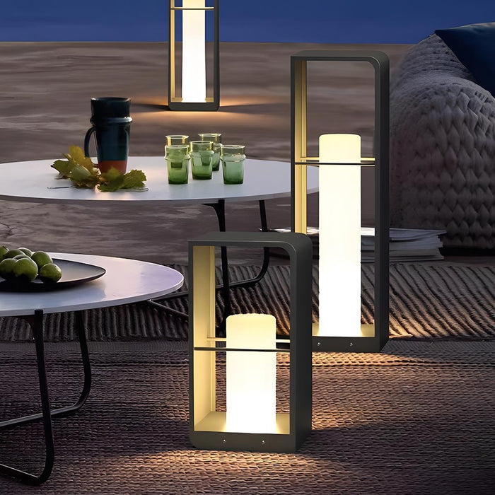 Archway Frame LED Outdoor Landscape Lighting - Solar/Hardwired, Waterproof, Garden/Yard