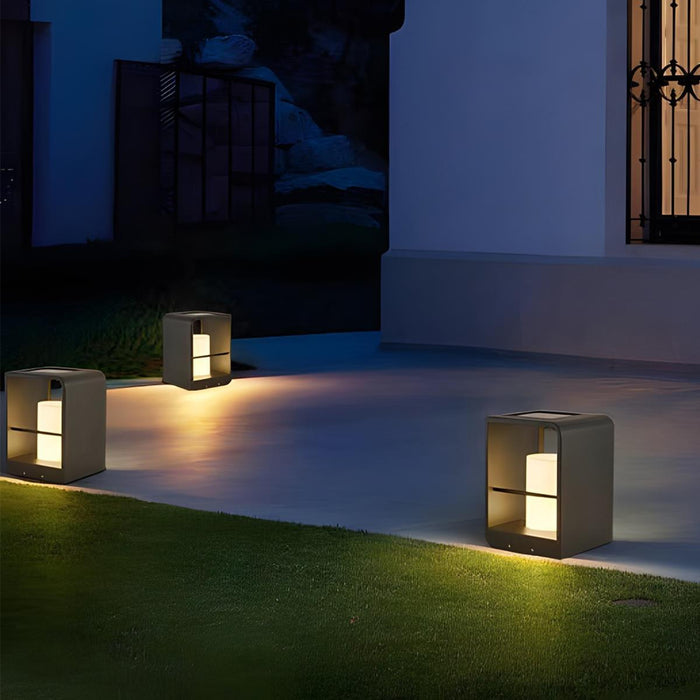 Archway Frame LED Outdoor Landscape Lighting - Solar/Hardwired, Waterproof, Garden/Yard