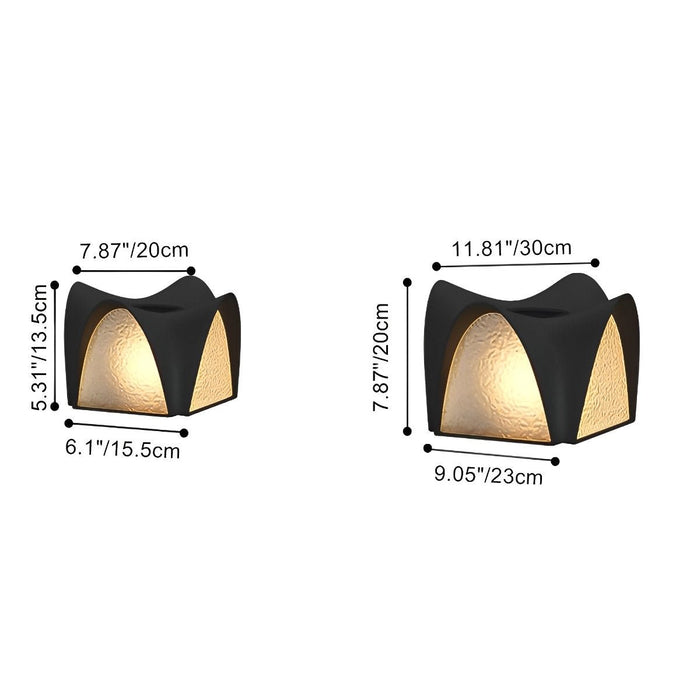 Outdoor Post Light - Waterproof Black LED, Solar Powered for Garden, Patio, Pathway
