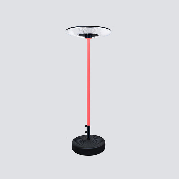 Solar Waterproof Dish Moving / Lifting Outdoor LED Floor Lamp, Street Post Light Column