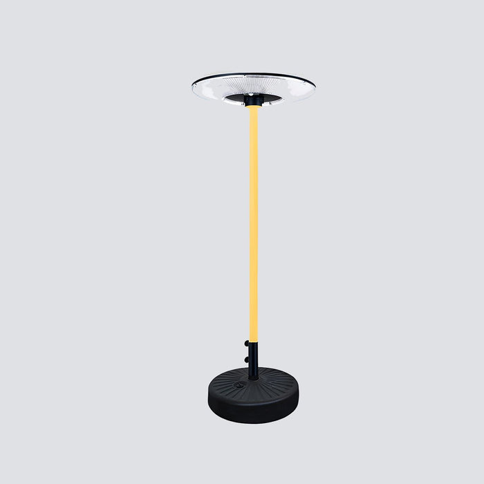Solar Waterproof Dish Moving / Lifting Outdoor LED Floor Lamp, Street Post Light Column