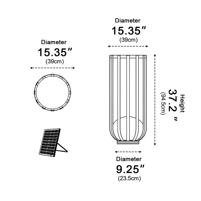 Solar Pathway Light, Waterproof Garden Decor, Hollow Flower Stand, LED Landscape Accent for Patio/Yard