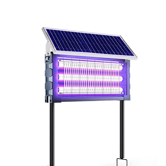 Solar Waterproof Outdoor Lawn Mosquito Bug Zapper - UV Insect Killer Light, Garden Pest Control