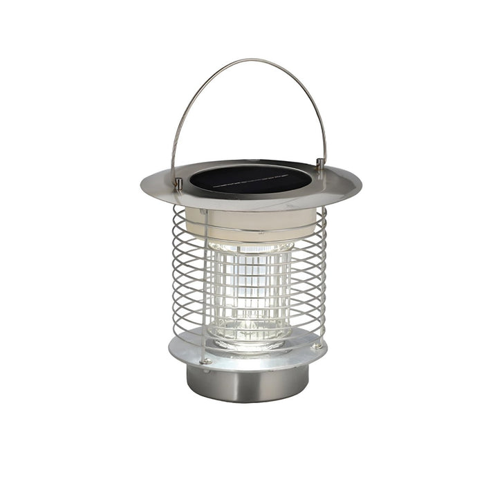 Outdoor Mosquito Bug Zapper Lantern - Solar Powered, Waterproof LED, Rechargeable Hanging Light