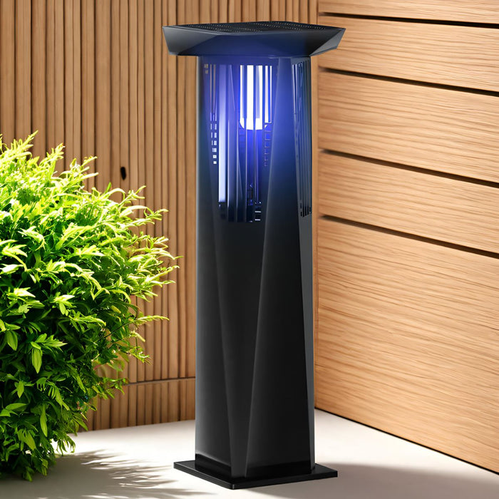 Solar Bug Zapper Lawn Light - Waterproof LED Outdoor Mosquito Killer - Garden Pathway Lighting